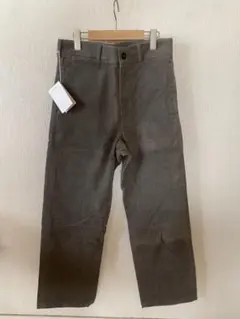 s*u様 新品未使用タグ付きTUKI原田服飾研究所コーデュロイパンツグレーサイズのサムネイル