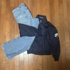 Nike 90s短丈トラックジャケット 古着ヴィンテージ