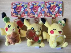 ポケモンセンターヒロシマ ピカチュウ マスコット3体セット Pokemon 限定