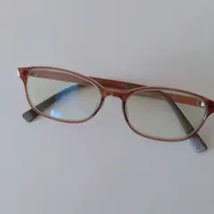 JINS ブルーライトカット メガネ ブラウン