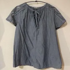GAP 半袖 トップス XS デニム風のサムネイル