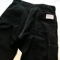 SMITH'S AMERICAN ベイカー ワークパンツ ブラック　M スミスのサムネイル
