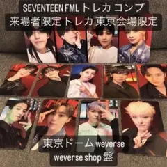 SEVENTEEN  セブチ　FML 会場限定トレカ　東京ドーム　コンプセット