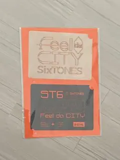 SixTONES Feel da CITY ツアーステッカー