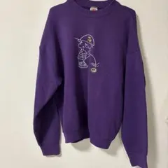 《古着》FRUIT OF THE LOOM パープル トレーナー