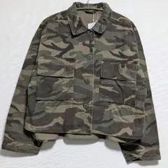 未着用★INGNI★迷彩 クロップドジャケット Msize
