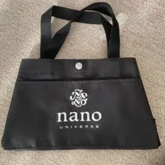 nano UNIVERSE 黒 エコバッグ