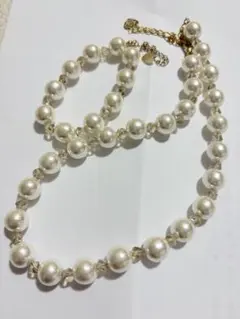 ピンキーガールズ　フェイクパール ネックレス ブレスレット　ゴールド金具 未使用