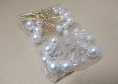 【パールつきUピン　36本セット】匿名配送