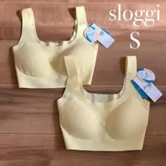 スロギー ゼロフィール ハーフトップ イエロー　S 2枚