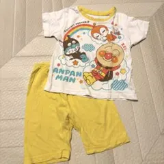90cm パジャマ 上下セット アンパンマン バイキンマン ドキンちゃん 半袖