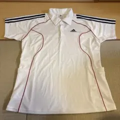 adidas ホワイト ポロシャツ