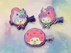 しなこ×モンチッチ　前髪クリップセット