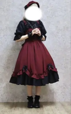 Chalmiere 不思議の国のジャンパースカートセット