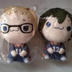ハイキュー ぬいぐるみ 月島 山口
