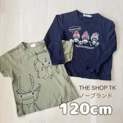 長袖Tシャツ 半袖Tシャツ　120cm 2枚セット