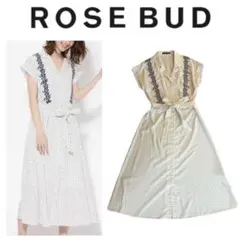 ROSE BUD ドットワンピース　定価14300円