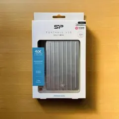 シリコンパワー ポータブルSSD BOLT B75 256GB