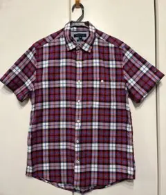 TOMMY HILFIGER トミー ヒルフィガー 半袖 チェック シャツ M