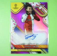 上田綺世　75シリ 直筆サインカード　topps finest 2025