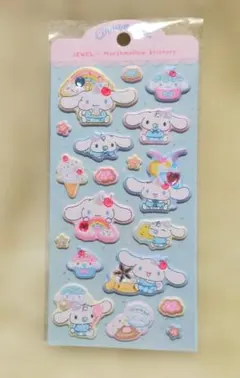 正規品　シナモロール　ジュエル　マシュマロ　ステッカー　シール　サンリオ