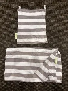 Keababies 授乳ケープ グレー ストライプ キアべビーズ