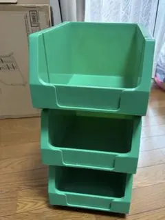 SEKISUI T-BOX 5 パーツボックス グリーン 3個セット