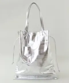 CONVERSE　TOKYO　ギャザートートバック　シルバー