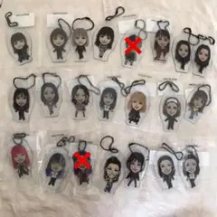 E-Girls クリアチャームセット