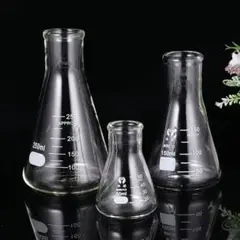 フラスコ ガラスフラスコ 実験用 50ml 100ml 150ml 3個セット