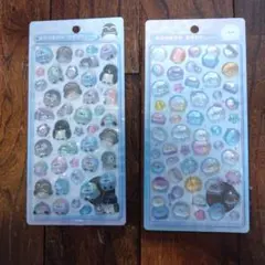 ボンボンドロップシール 水族館限定のペンギンとクラゲの2枚セット