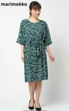 美品 marimekko エステル ヘインリッカ 洗える ワンピース 38 - メルカリ
