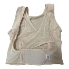 姿勢矯正ベルト Lサイズ ベージュ 背筋サポーター 猫背ベルト 補正インナー