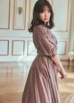 herlipto Airy Volume Sleeve Dress - メルカリ