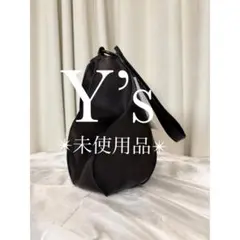 Y's 黒 牛革レザーハンドバッグ 未使用品のサムネイル