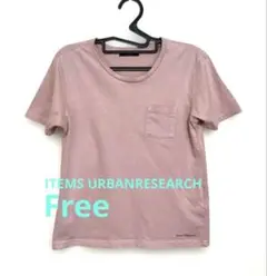 ITEMS URBANRESEARCH 半袖Tシャツ レディース ピンク 夏服のサムネイル