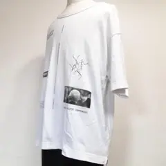 美品△ジエダ JieDa Tシャツ F 白 オーバーサイズ 半袖 プリントのサムネイル