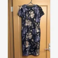 極美品❉ スキャパ SCAPA フラワープリントフレアワンピース