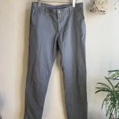 THE SHOP TKグレー ヘリンボーン スラックス