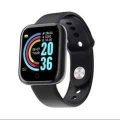 ☆健康☆高性能・多機能ウォッチ　スマートブレス　スマートウォッチ ブラック