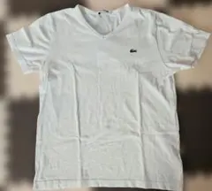 LACOSTE Vネック Tシャツ ホワイト