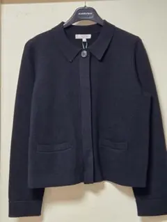 ホッブスロンドン HOBBS ミラノリブニットジャケット 黒 未使用