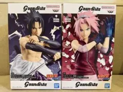 Grandista NARTOうちはサスケ 春野サクラ フィギュア 2種