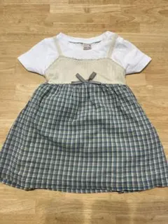 petit main プティマイン　半袖　ワンピース 90cm