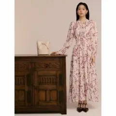 snidel （スナイデル） Sustainaプリーツプリントワンピース　0