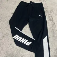 PUMA ジョガースウェットパンツ ブラック