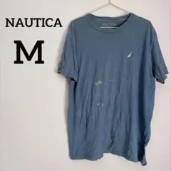NAUTICA 【M】メンズ Tシャツ 半袖 バックプリント 海外古着