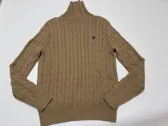 極美品　ラルフローレン　ケーブル編みタートルネックセーター　ニット　国内正規品のサムネイル