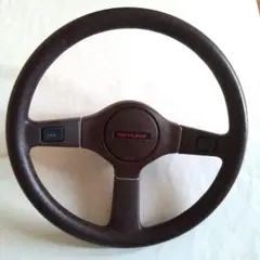 希少 日産 R31スカイライン 純正 ステアリング 赤内装用 キズなし 当時物のサムネイル