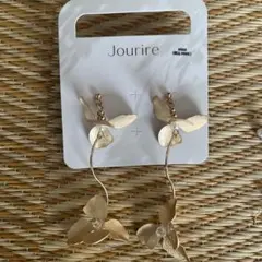 Jourire ゴールド フラワーモチーフ ピアス
